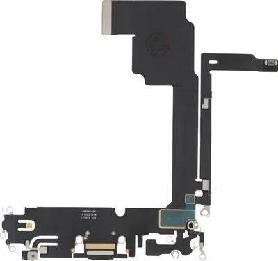 Produktbild von Clappio, Ladeanschluss für iPhone 15 Pro Max, USB-C Anschluss + Mikrofon, Schwarz