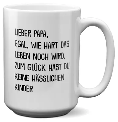 Produktbild von 22Feels XL Tasse Papa Geschenk Vatertag Vater Geburtstag Kaffeetasse Männer Weihnachten Haferl Geschenkidee Bürotasse