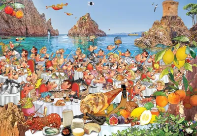 Immagine prodotto di Puzzle Grafika Corsica 1000 pezzi François Ruyer