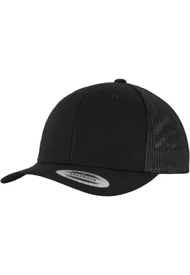 Produktbild von FLEXFIT 6606 | Retro Trucker Cap / Kappe / Mütze / Hut - Farbe: Black - Größe: One Size