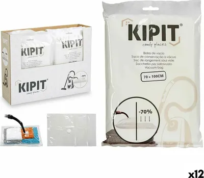 Obrázek produktu pro Vakuové sáčky Kipit 54205 Průhledný plast 20 x 30 x 3 cm 70 x 100 cm (12 kusů)