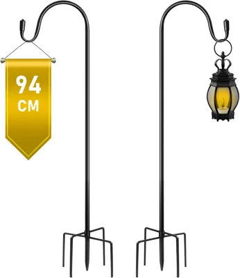 Imagen del producto de Soporte metálico ajustable, de 94 cm, para iluminación de jardín