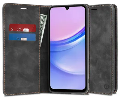 Obrázek produktu pro Techsuit Confy Book Wallet flipový kryt pro Samsung Galaxy A15 4G/5G - Black
