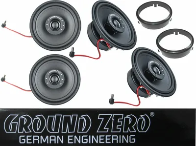 Produktbild von Ground Zero GZCS-12CX passend für Mercedes Benz W 124 Lautsprecher Boxen Set Vorne + Hinten