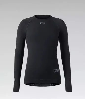Produktbild von GOBIK Langarm Fahrrad-Shirt - WINTER MERINO WOMEN - Schwarz XS-S
