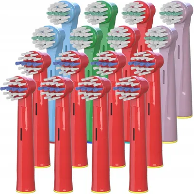 Produktbild von Nistal 16x KIDS STAGES Ersatz-Aufsteckbürsten für Oral-B Kinder