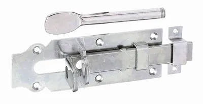 Produktbild von Alberts Stalltür-Schlossriegel dickschichtpassiviert mit Schlaufe 160 mm