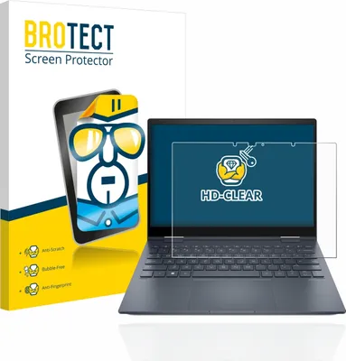 Produktbild von 2x Für HP Envy x360 13-bfxxx Schutzfolie BROTECT Displayschutz Display Schutz Folie Klar Transparent
