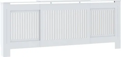 Produktbild von Holzwerkstoff Heizkörperverkleidung Weiß 205 cm