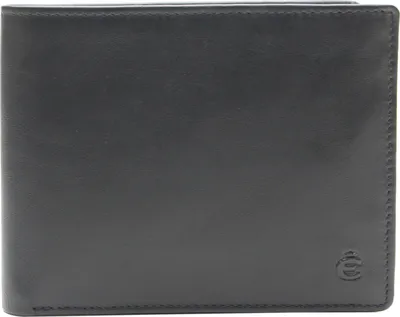 Image de Esquire porte-monnaie Logo Billfold Wallet Black noir
