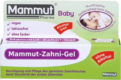 Obrázok produktu pre Mammut gél na prerezávanie zúbkov pre deti, 10 ml gél