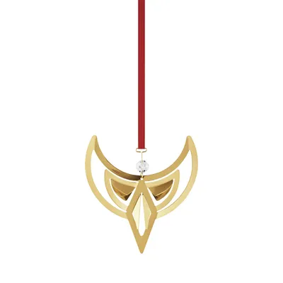 Image de Georg Jensen - Ornement de Noël Ange 2024, plaqué or