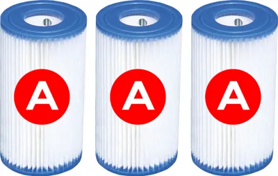 Produktbild von 3x Intex Filterkartusche Typ A Filter Kartusche Filterpatrone Pool
