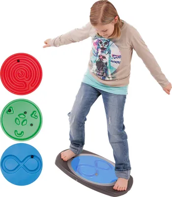 Produktbild von Balanco Bewegungsspiel Korbball-Spiel mit 3 wechselbaren Einsätzen