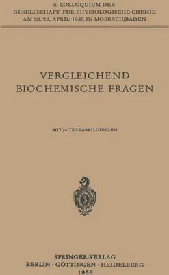 Obrázek produktu pro Vergleichende Biochemische Fragen