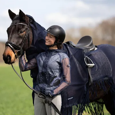 Produktbild von Busse Jacke Fly Insektenschutz Damen, Größe:S, Farbe:navy