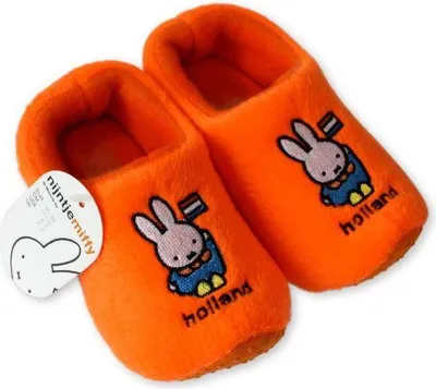 Produktbild von Original Holländische Hausschuhe: Miffy Oranjie (Gr. 31 – 35)