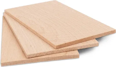 Produktbild von Metrie | Bh125C Bastelbrett Buchenholz | 125 x 70 x 3,5 mm