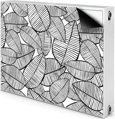 Produktbild von Magnet Radiator Magnet Mat Heizkörper Heizung Verkleidung Abdeckung 100x60 cm  - Tropisches Muster