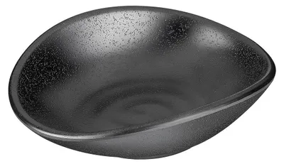 Produktbild von APS 83728 Schale ZEN, Melamin, 13 x 11 cm, Höhe 3,5 cm, schwarz