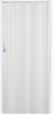 Produktbild von Falttür Schiebetür Nischentür Weiß Farben H. 203 cm für Türbreite bis 84 cm Neu teils vormontiert pi011
