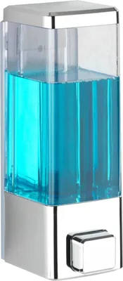 Produktbild von WENKO Desinfektionsmittel Spender Istres Chrom 320ml Seifen Dosierer Wandmontage