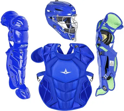 Produktbild von All Star CKCC1216S7XS Solid Catcher's Kit 12-16  Jugend Royal Baseball/Softball Artikel