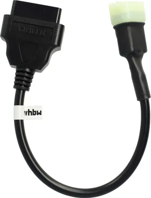 Produktbild von vhbw OBD Adapter 6 Pin auf OBD2 16Pin kompatibel mit Husqvarna Svartpilen 401, Vitpilen 401, Vitpilen 71 Motorrad - 0,2 m