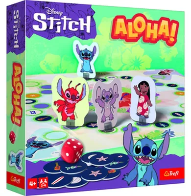 Produktbild von Lilo und Stitch Aloha! Familienspiel Trefl 02657