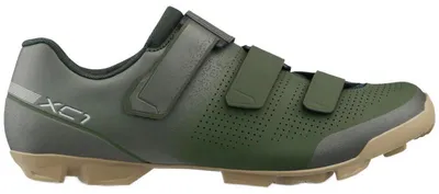 Produktbild von SHIMANO Fahrradschuhe XC102 Herren/Damen MTB SPD Fahrradschuhe Größe 48, Grün....