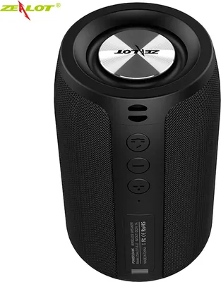 Produktbild von ZEALOT S32 Venkovní bezdrátový reproduktor Bluetooth, mini audio subwoofer, podporuje Bluetooth/TF Card/U-Disk/AUX-IN, více režimů přehrávání, černý
