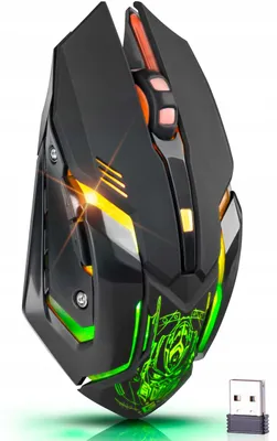 Produktbild von Gaming-Maus Kabellose Gamer-Maus LED RGB Defender Trigger Z3K-91291 52934
