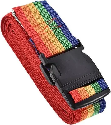 Immagine prodotto di Cinghia per valigia 4 m x 5 cm, multicolore, regolabile