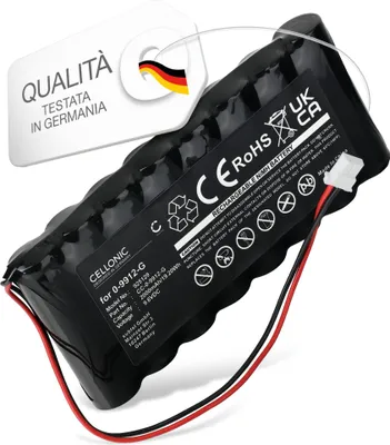 Immagine prodotto di CELLONIC 1x Batteria per Smart home Compatibile con Visonic Powermax Pro, GP180AAH8BMX – (2000mAh, 9.6V)