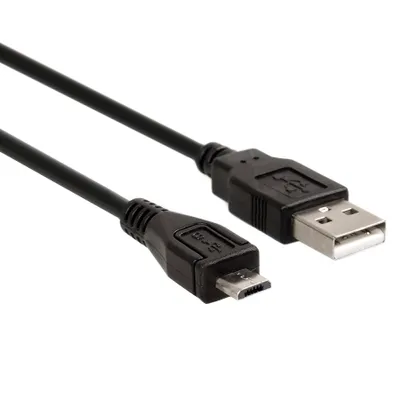 Image de Maclean MCTV-758 Câble Micro USB 2 0 1 5m noir Transfert et recharge de données Pour tous les périphériques Micro USB