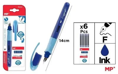 Obrázok produktu pre Perové pero 0,5 mm s náplňami – MP Main Paper