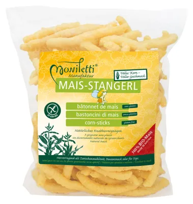 Produktbild von Mais Stangerl 200g - 12er Vorteilspack von Moniletti