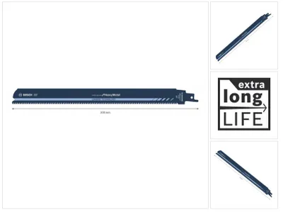Zdjęcie produktu dla Bosch 2 608 653 184, Brzeszczot do piły, Metal, Rura, Profil, Węglik, Niebieski, 3 mm, 1,25 mm