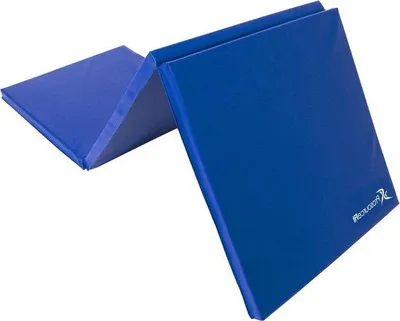 Produktbild von Trainingsmat 155 cm x 2 cm mit Griffen für MMA und Stretching - Dreifachfaltbare Konstruktion