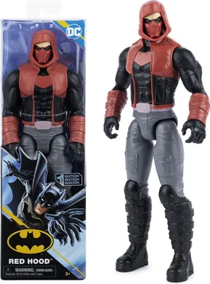Zdjęcie produktu dla DC Comics BAT FGR 12inRedHoodFgrS1V1 F22 GML, 3 lat(a), Czarny, Szary, Czerwony