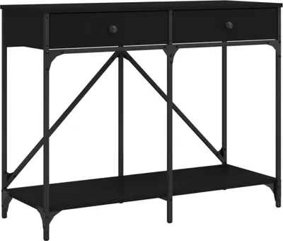 Obrázek produktu pro vidaXL Konzolový stolek černý 100x39x78,5 cm Dřevěné konstrukce