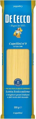 Obrázek produktu pro De Cecco Capellini n.9 italské dlouhé těstoviny 500 g