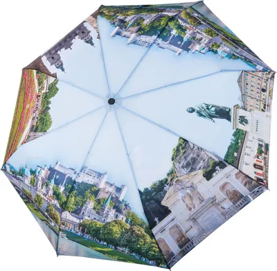 Immagine prodotto di doppler ombrello a bastone ombrello Art Collection Long Automatic Salzburg blu multicolore