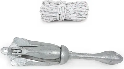 Produktbild von Anker-Set aus 30m Leine Ø 8 mm + Faltklappanker 2,5 kg