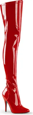 Obrázok produktu pre SEDUCE-3000 Dámske čižmy Pleaser, červené , EU 42, US 12