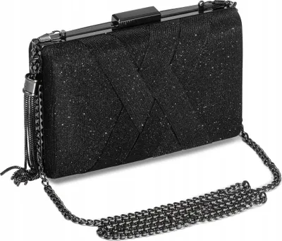 Produktbild von Damen Formelle Tasche, Abendtaschen Mit Kette, Schwarz