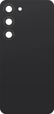 Image de Clappio, couvercle de batterie de rechange avec adhésif pour Galaxy S23, noir