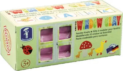 Obrázok produktu pre Feuchtmann Window Clay, Ružová, Detské, Chlapec / dievča, 3 rok / roky, Modelárska hlina, Európa