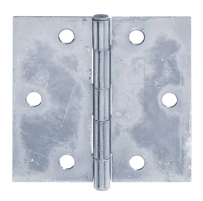 Image de Alberts 823634 Charnière, carrée, électro-galvanisée bleue, 80 x 80 mm, set de 20 pièces