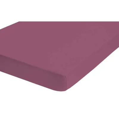 Produktbild von Castell Jersey-Stretch Spannbettlaken 180x200 cm - 200x200 cm Brombeer